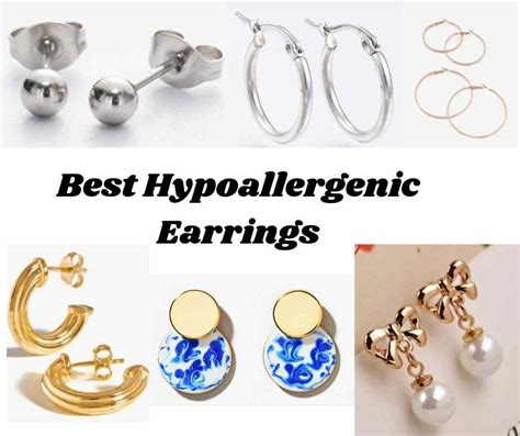 hypoallergenic earrings chemist warehouse|best material for hypoallergenic earrings.